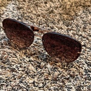 Jessica Simpson Tortoiseshell Gradient Lens Sunglasses - Brown